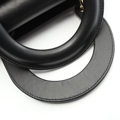 LADY DIOR MY ABCDIOR レディディオール スモール カナージュ ハンドバッグ レザー ブラック 2WAY クリスチャンディオール バッグ Christian Dior