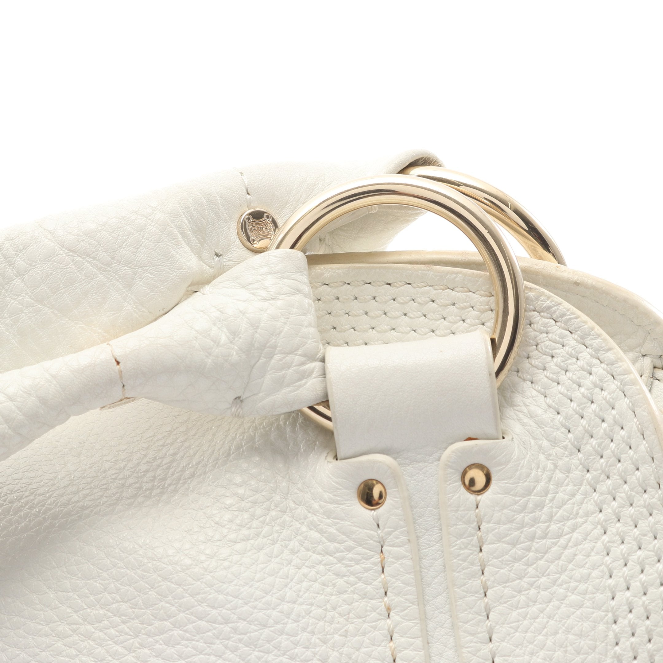 セリーヌ CELINE ビタースウィート ハンドバッグ バッグ レザー レディース ホワイト系 160663 【中古】 ビタースウィート ハンドバッグ レザー ホワイト セリーヌ – RECLO