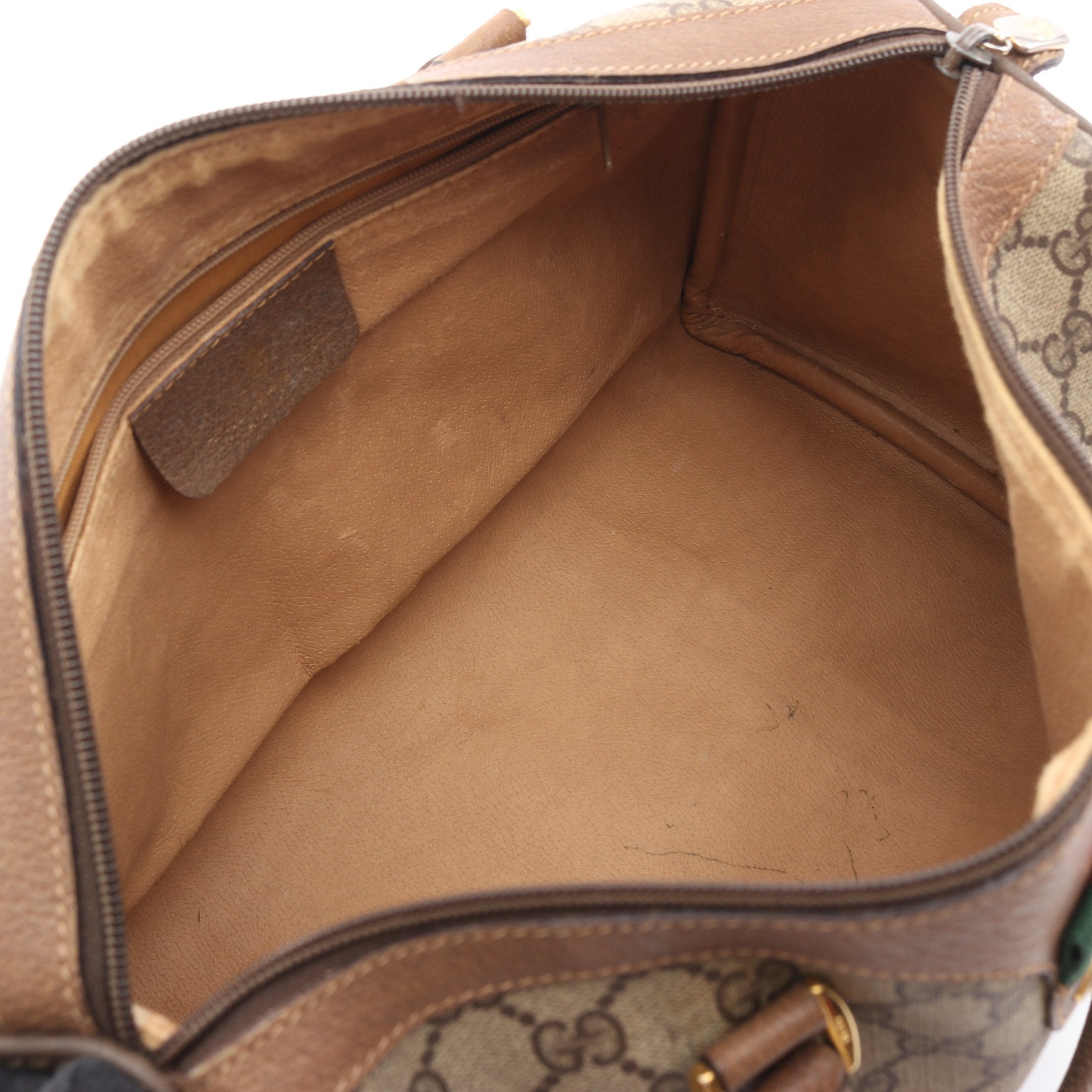 オールドグッチ GGプラス シェリーライン ハンドバッグ ミニボストン