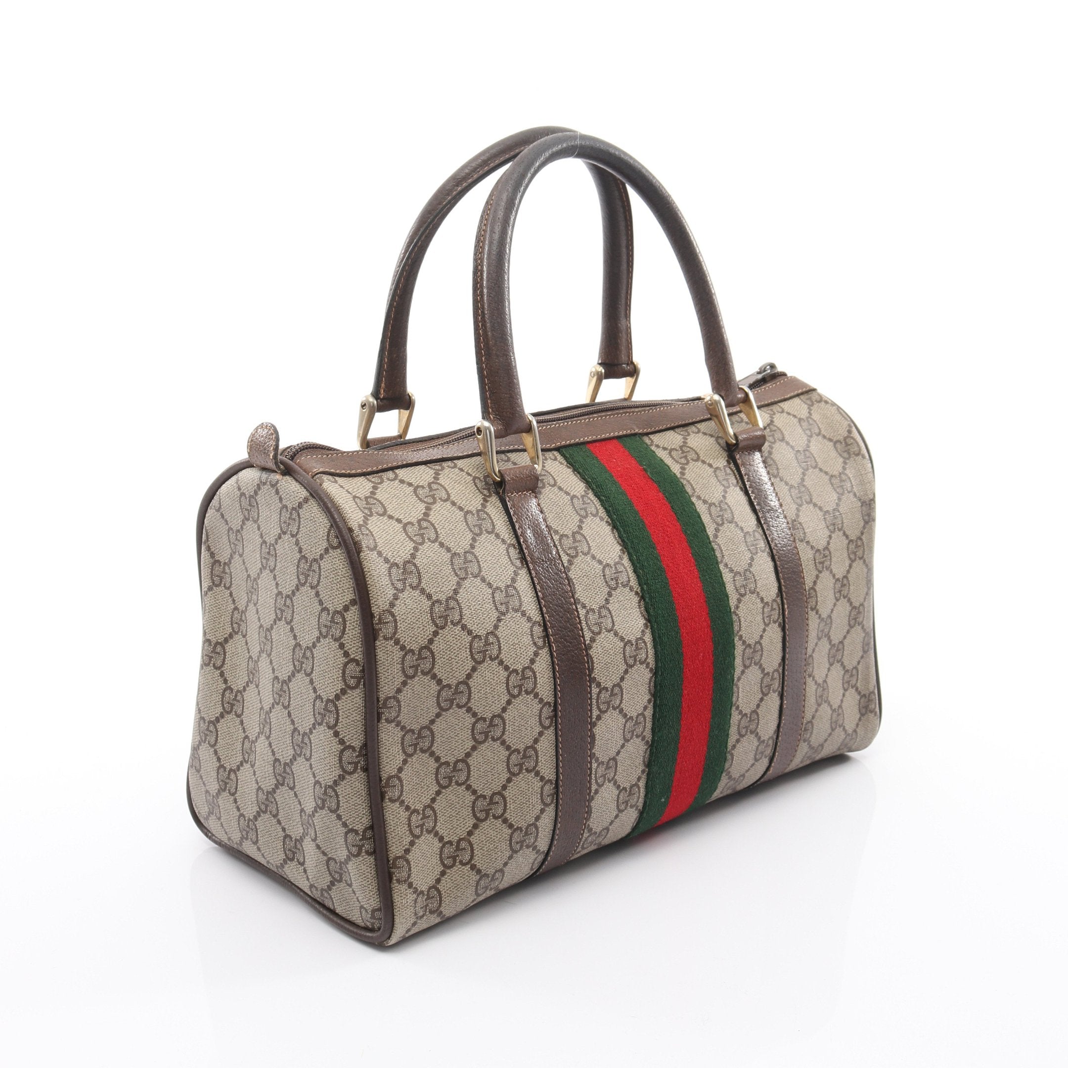 オールドグッチ GGプラス シェリーライン ハンドバッグ ミニボストン