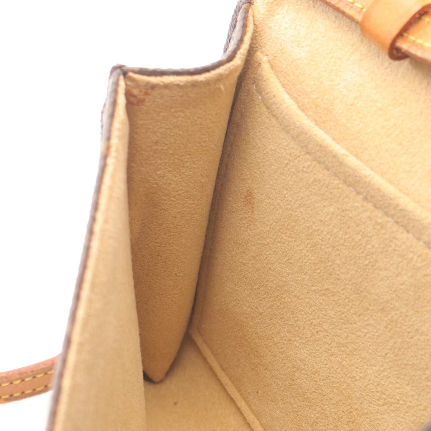 ポシェットツインGM モノグラム ショルダーバッグ PVC レザー ブラウン ルイヴィトン バッグ LOUIS VUITTON