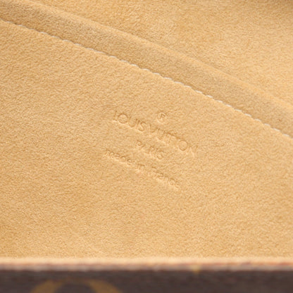 ポシェットツインGM モノグラム ショルダーバッグ PVC レザー ブラウン ルイヴィトン バッグ LOUIS VUITTON