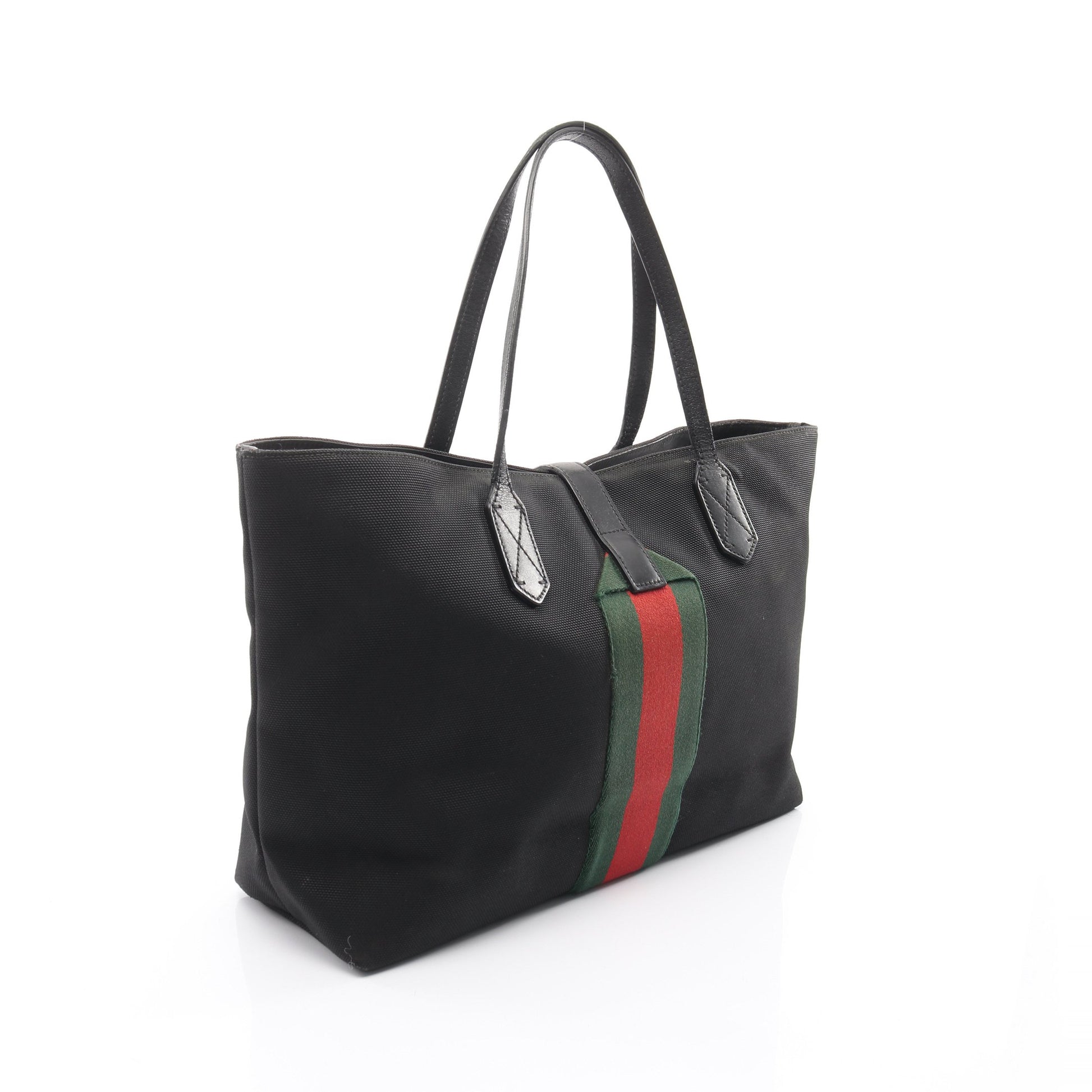 シェリーライン ハンドバッグ トートバッグ キャンバス レザー ブラック グリーン レッド グッチ バッグ GUCCI