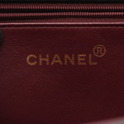 マトラッセ フルフラップ チェーンショルダーバッグ ラムスキン ブラック ゴールド金具 シャネル バッグ CHANEL