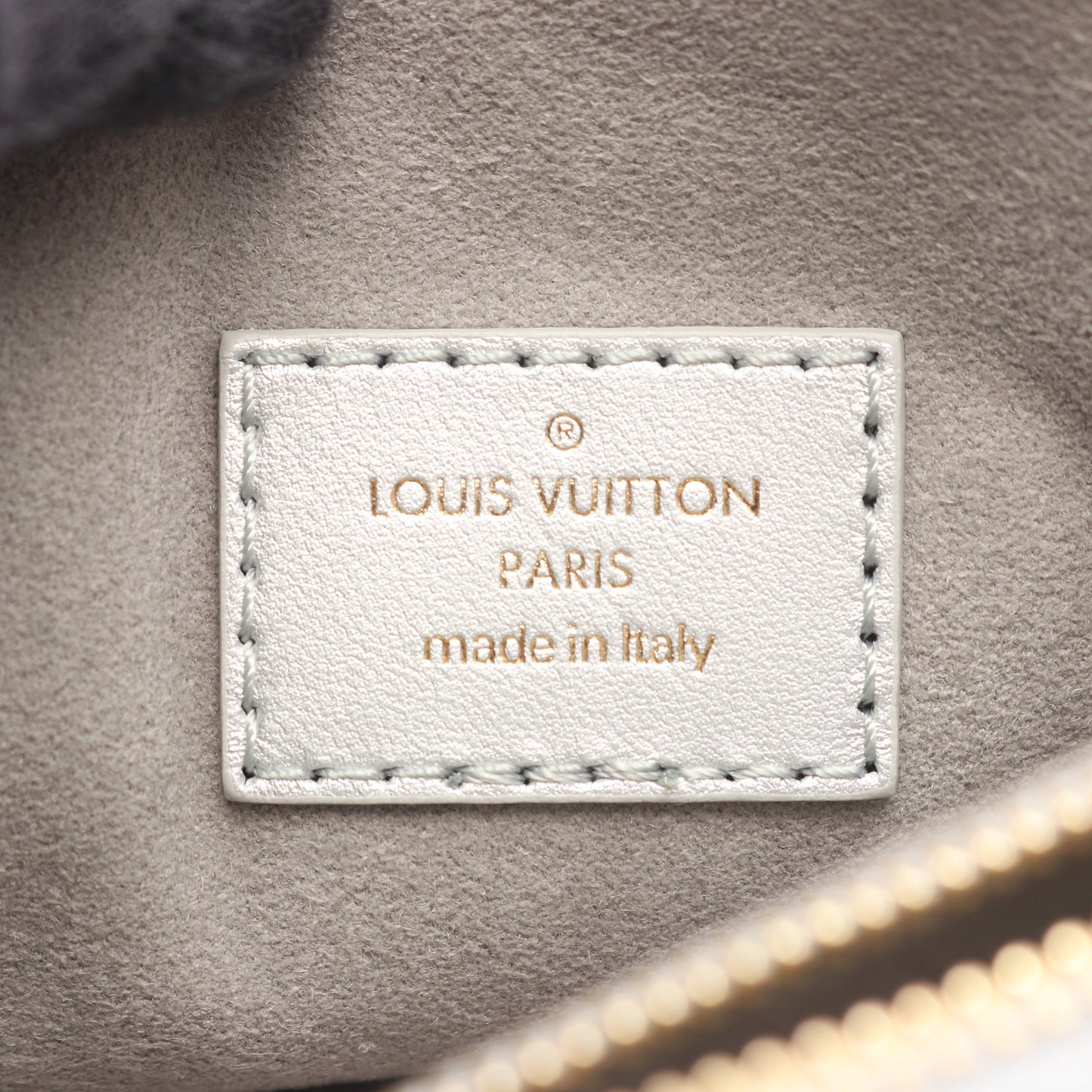クッサンBB モノグラムエンボス チェーンショルダーバッグ レザー シルバー 2WAY ルイヴィトン バッグ LOUIS VUITTON