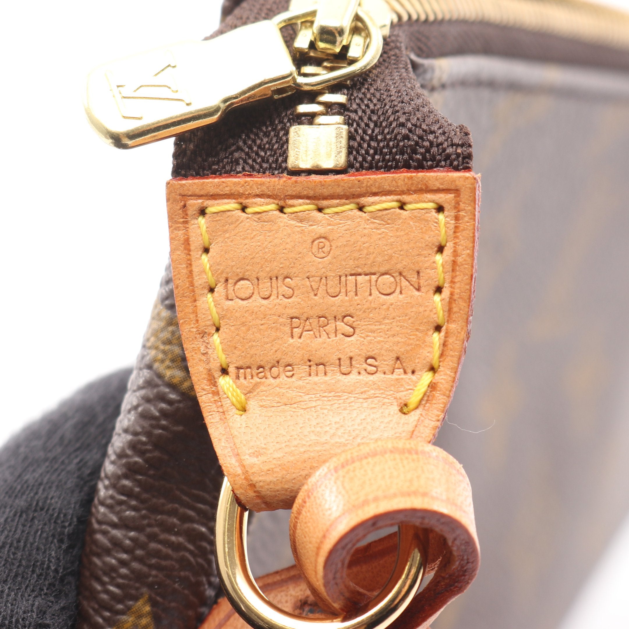 ポシェットアクセソワール モノグラム ハンドバッグ PVC レザー