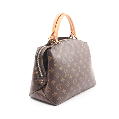 プティ パレPM モノグラム ハンドバッグ PVC レザー ブラウン 2WAY ルイヴィトン バッグ LOUIS VUITTON