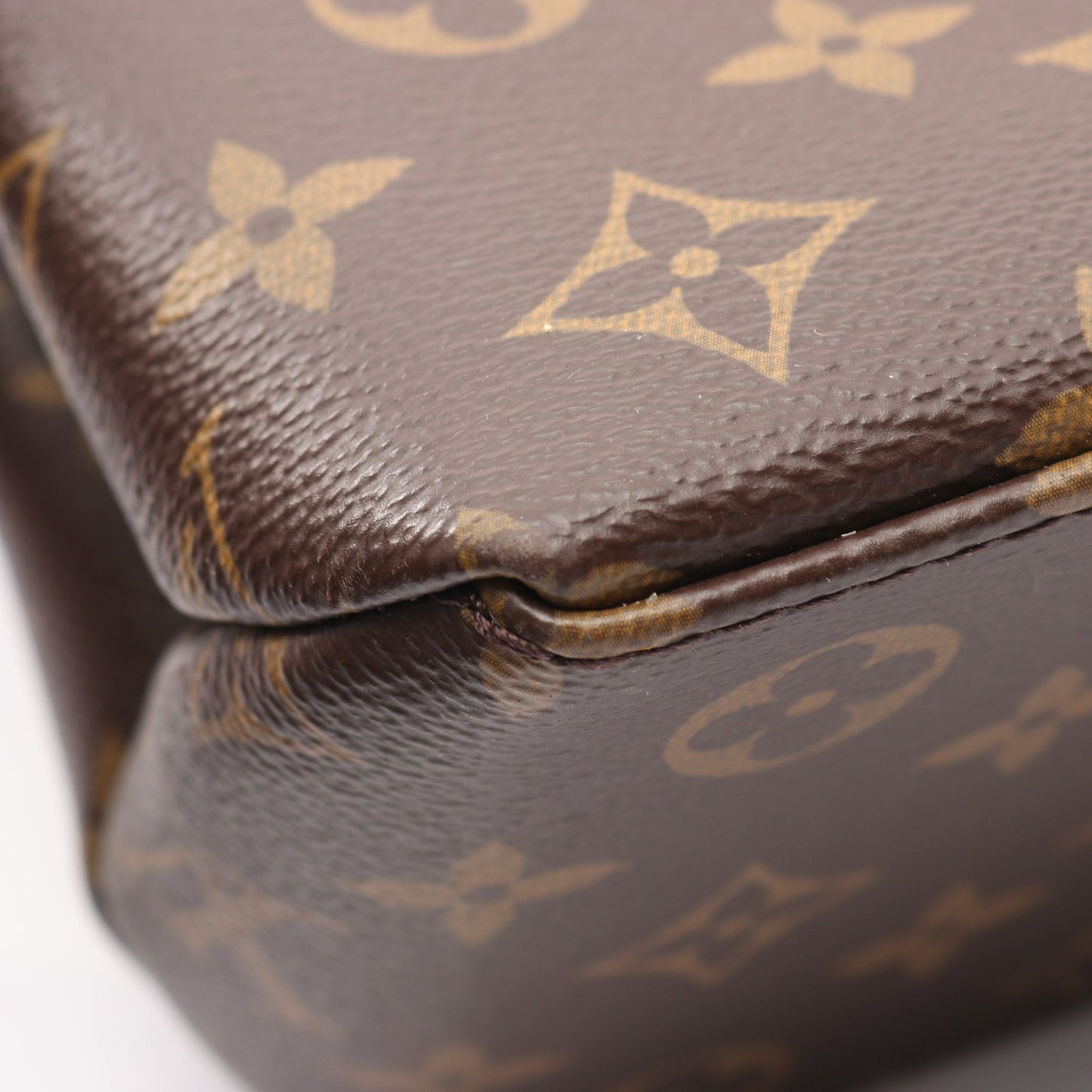 プティ パレPM モノグラム ハンドバッグ PVC レザー ブラウン 2WAY ルイヴィトン バッグ LOUIS VUITTON