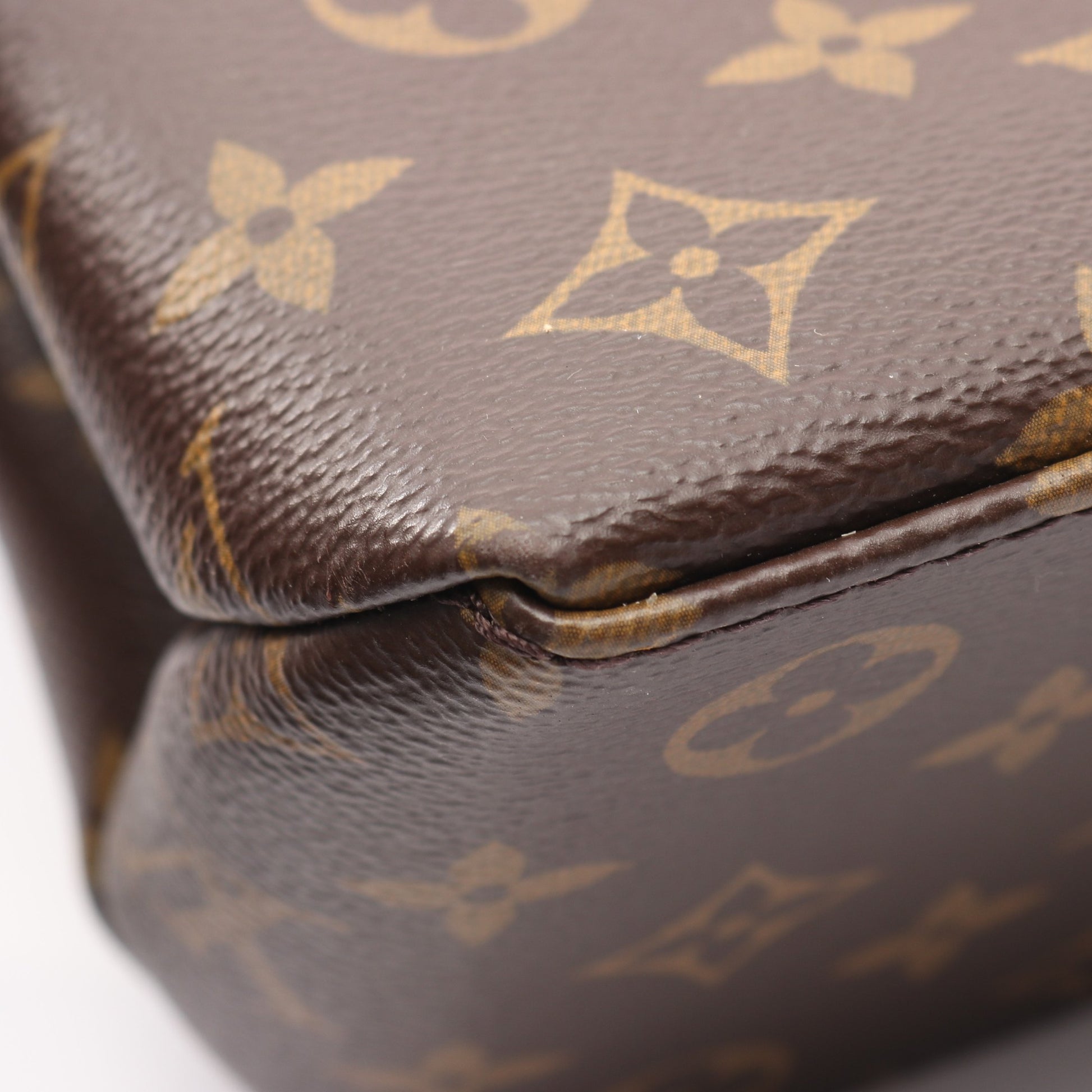 プティ パレPM モノグラム ハンドバッグ PVC レザー ブラウン 2WAY ルイヴィトン バッグ LOUIS VUITTON