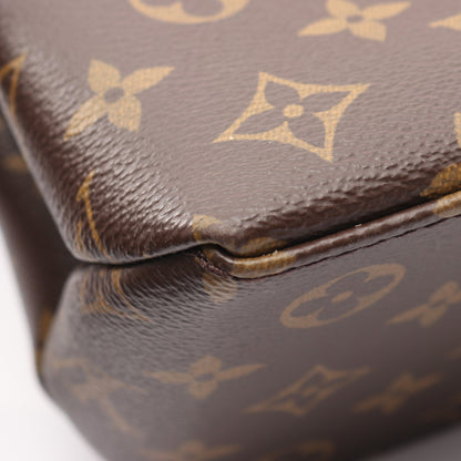 プティ パレPM モノグラム ハンドバッグ PVC レザー ブラウン 2WAY ルイヴィトン バッグ LOUIS VUITTON