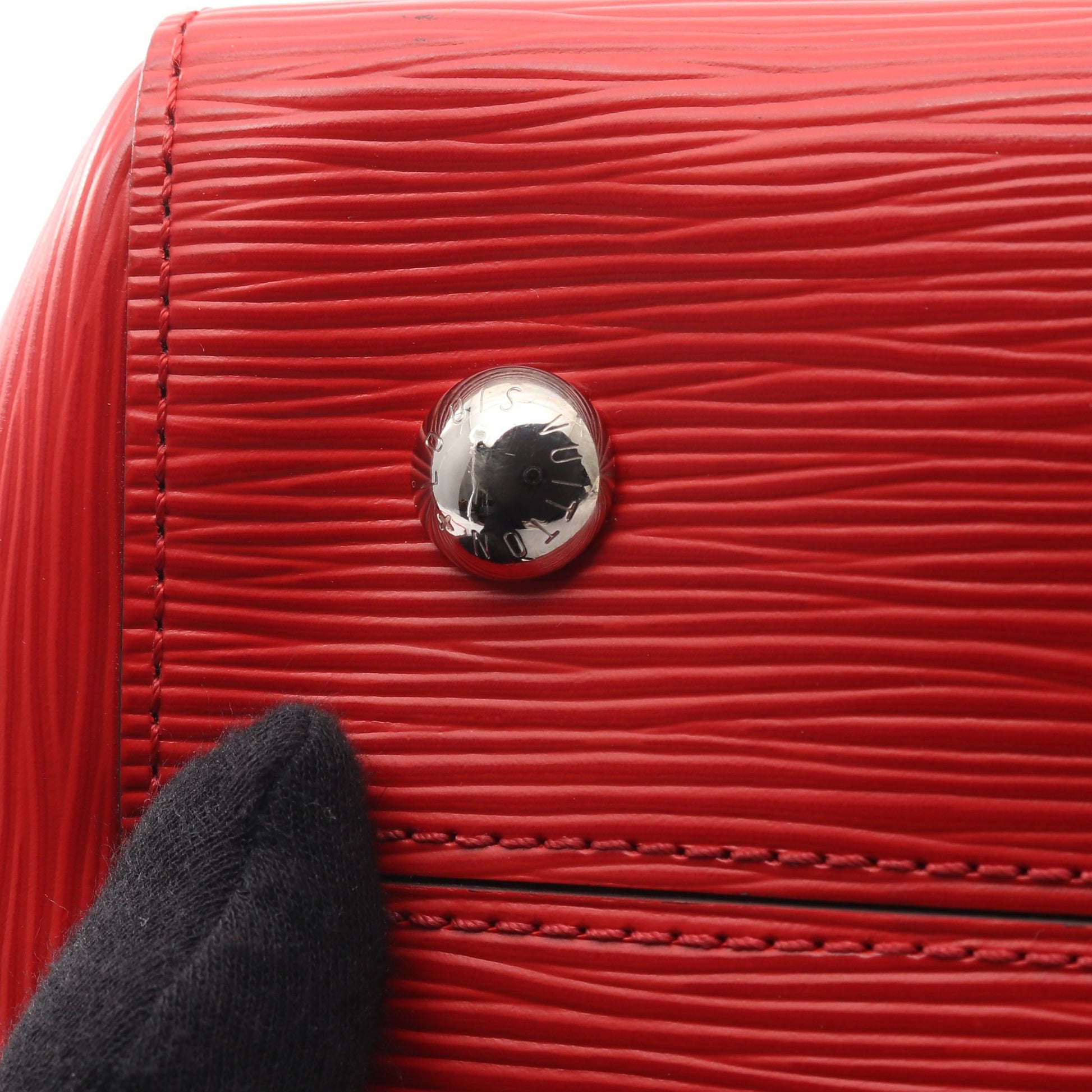 マルリーBB エピ コクリコ ハンドバッグ レザー レッド 2WAY ルイヴィトン バッグ LOUIS VUITTON