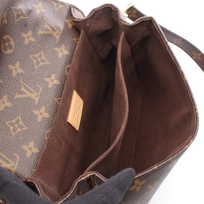 ポシェット メティス MM モノグラム ハンドバッグ PVC レザー ブラウン 2WAY ルイヴィトン バッグ LOUIS VUITTON