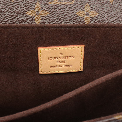 ポシェット メティス MM モノグラム ハンドバッグ PVC レザー ブラウン 2WAY ルイヴィトン バッグ LOUIS VUITTON
