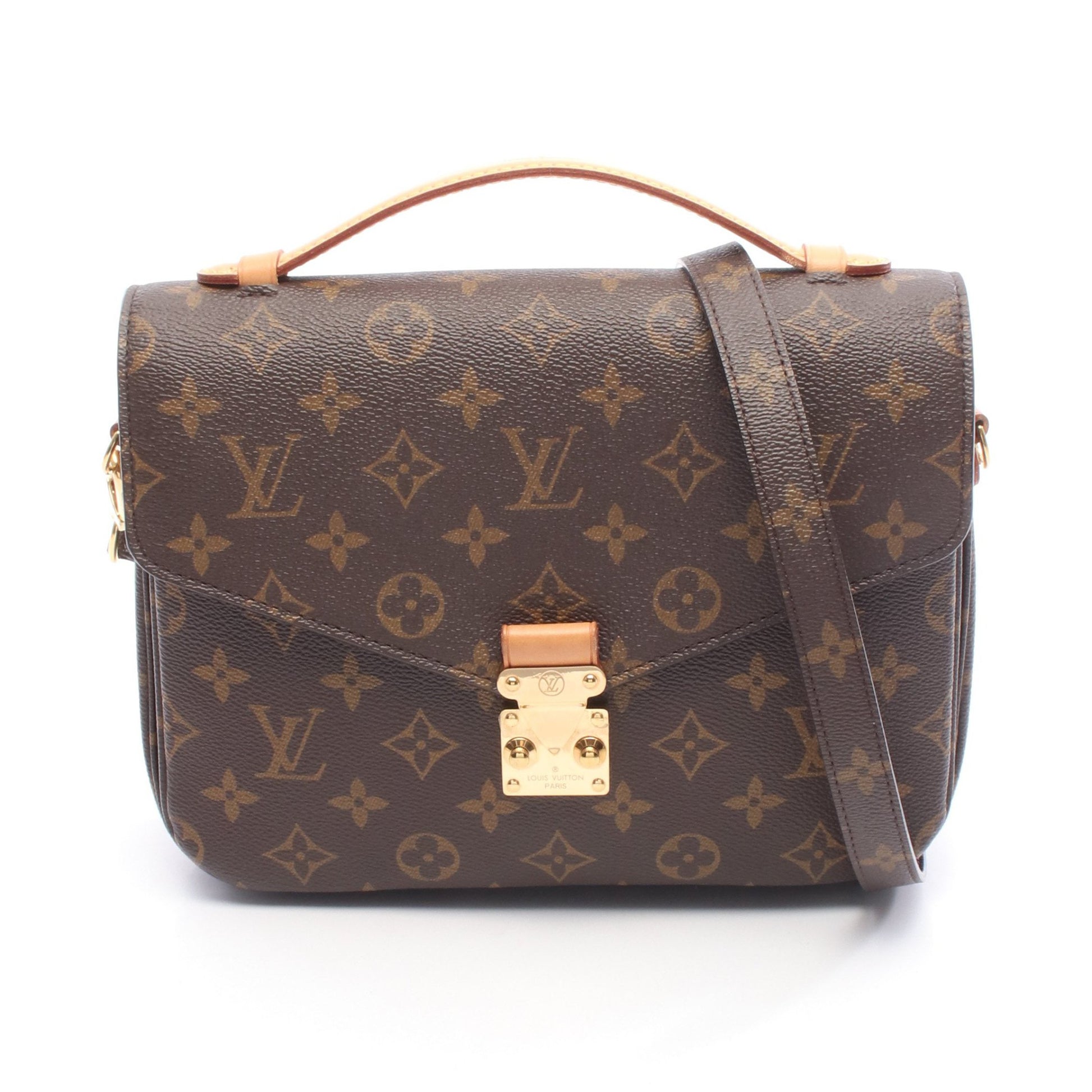 ポシェット メティス MM モノグラム ハンドバッグ PVC レザー ブラウン 2WAY ルイヴィトン バッグ LOUIS VUITTON