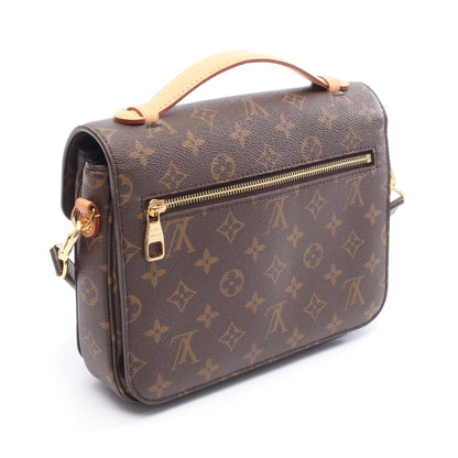 ポシェット メティス MM モノグラム ハンドバッグ PVC レザー ブラウン 2WAY ルイヴィトン バッグ LOUIS VUITTON