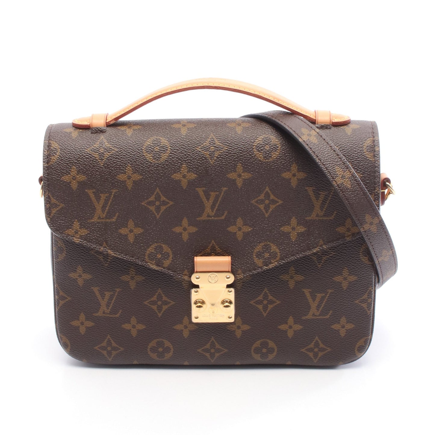 ポシェット メティス MM モノグラム ハンドバッグ PVC レザー ブラウン 2WAY ルイヴィトン バッグ LOUIS VUITTON