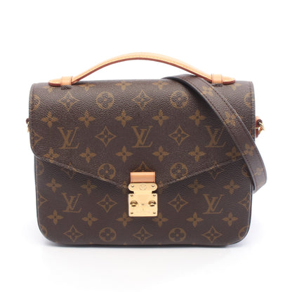 ポシェット メティス MM モノグラム ハンドバッグ PVC レザー ブラウン 2WAY ルイヴィトン バッグ LOUIS VUITTON