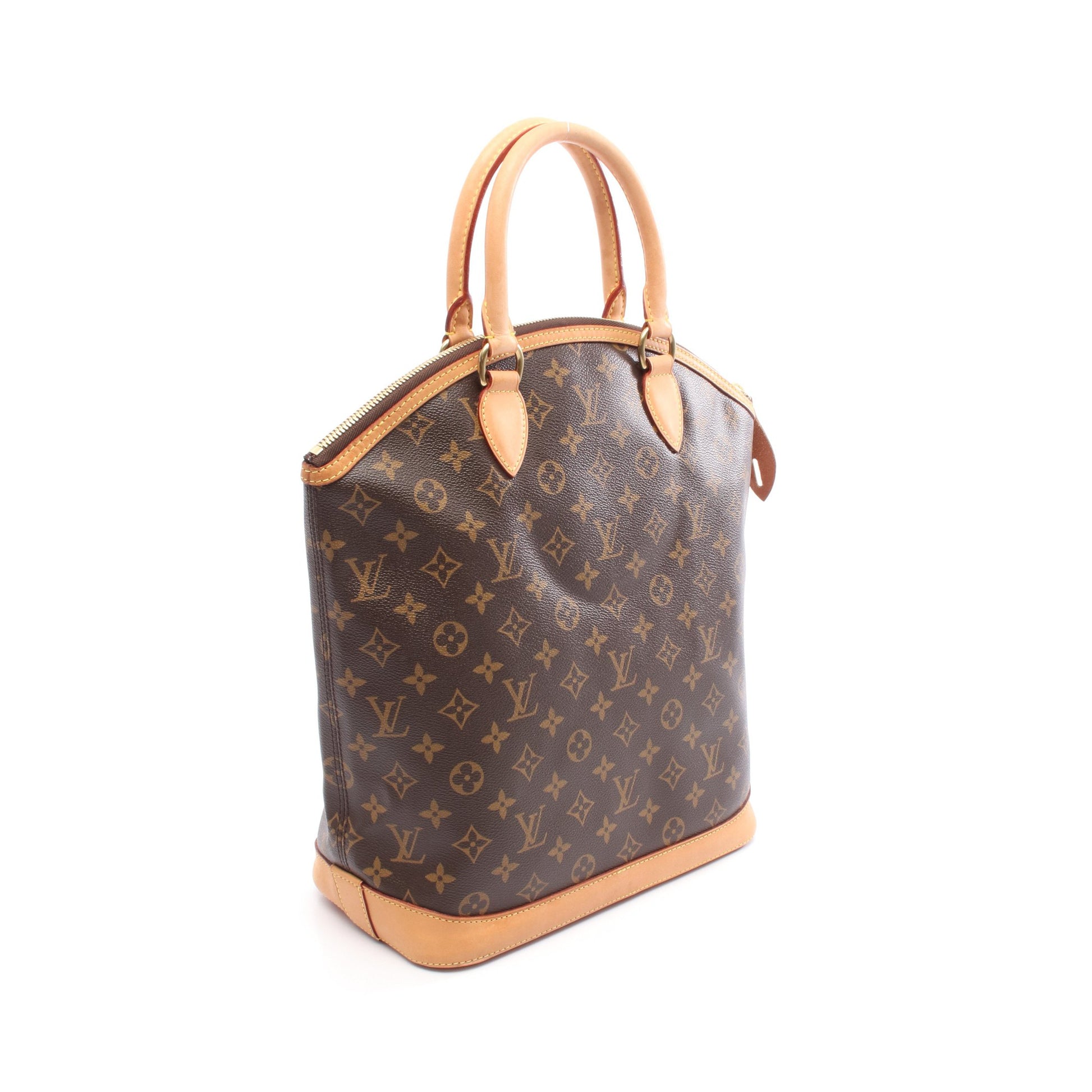 ロックイット ヴェルティカル モノグラム ハンドバッグ PVC レザー ブラウン ルイヴィトン バッグ LOUIS VUITTON