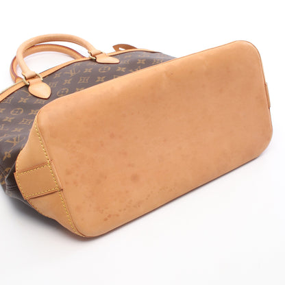 ロックイット ヴェルティカル モノグラム ハンドバッグ PVC レザー ブラウン ルイヴィトン バッグ LOUIS VUITTON