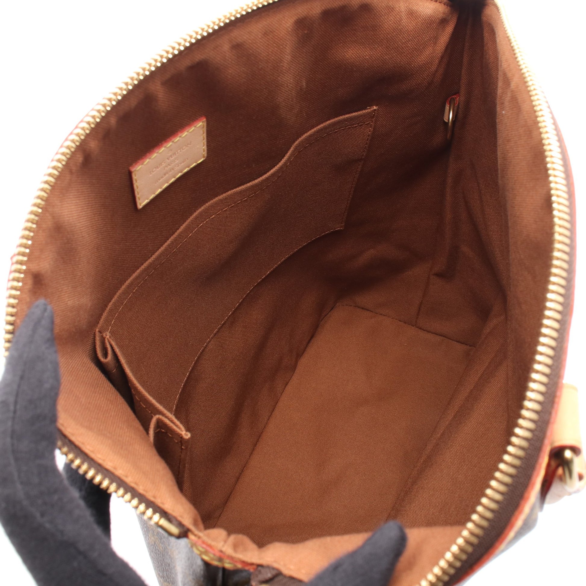 ロックイット ヴェルティカル モノグラム ハンドバッグ PVC レザー ブラウン ルイヴィトン バッグ LOUIS VUITTON
