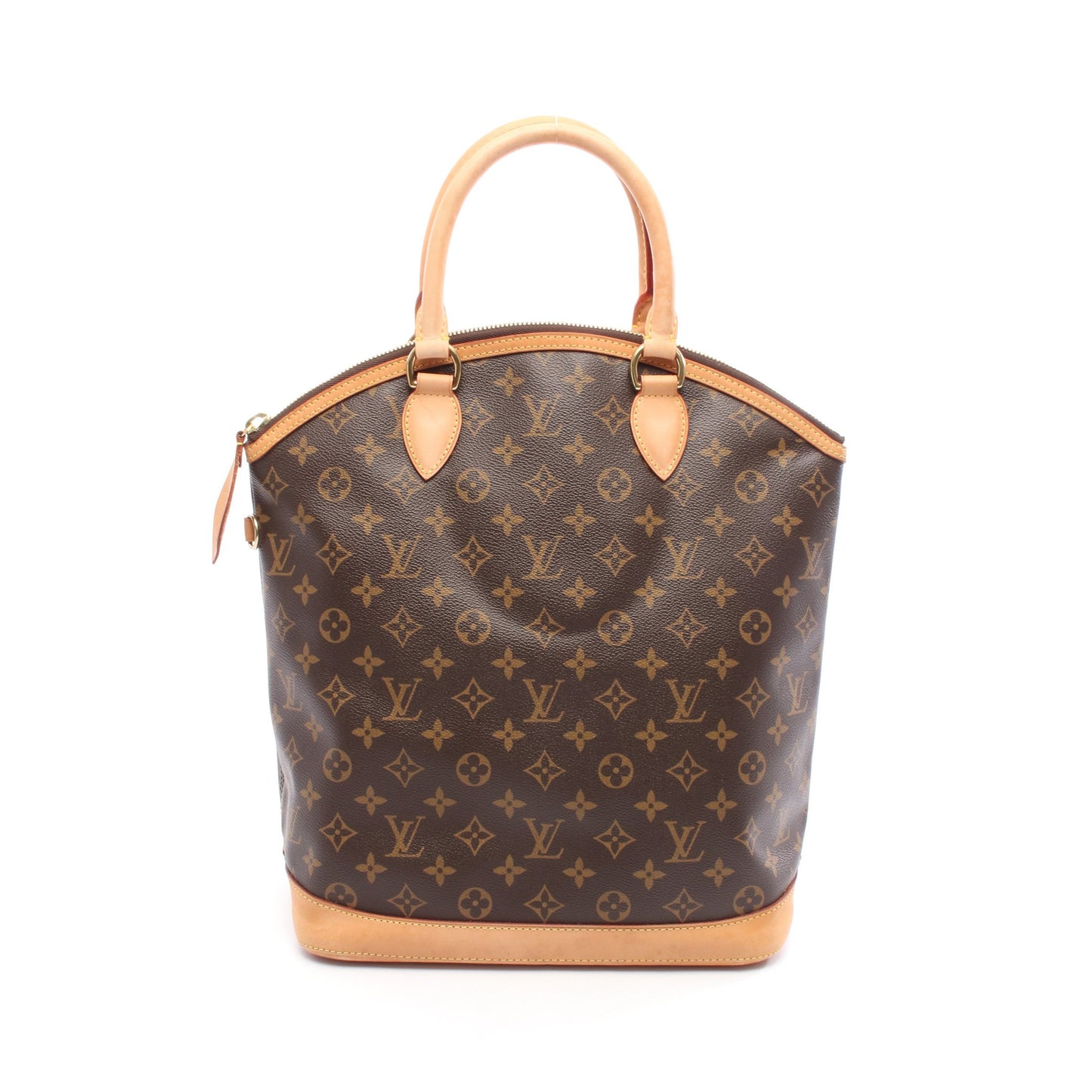 ロックイット ヴェルティカル モノグラム ハンドバッグ PVC レザー ブラウン ルイヴィトン バッグ LOUIS VUITTON