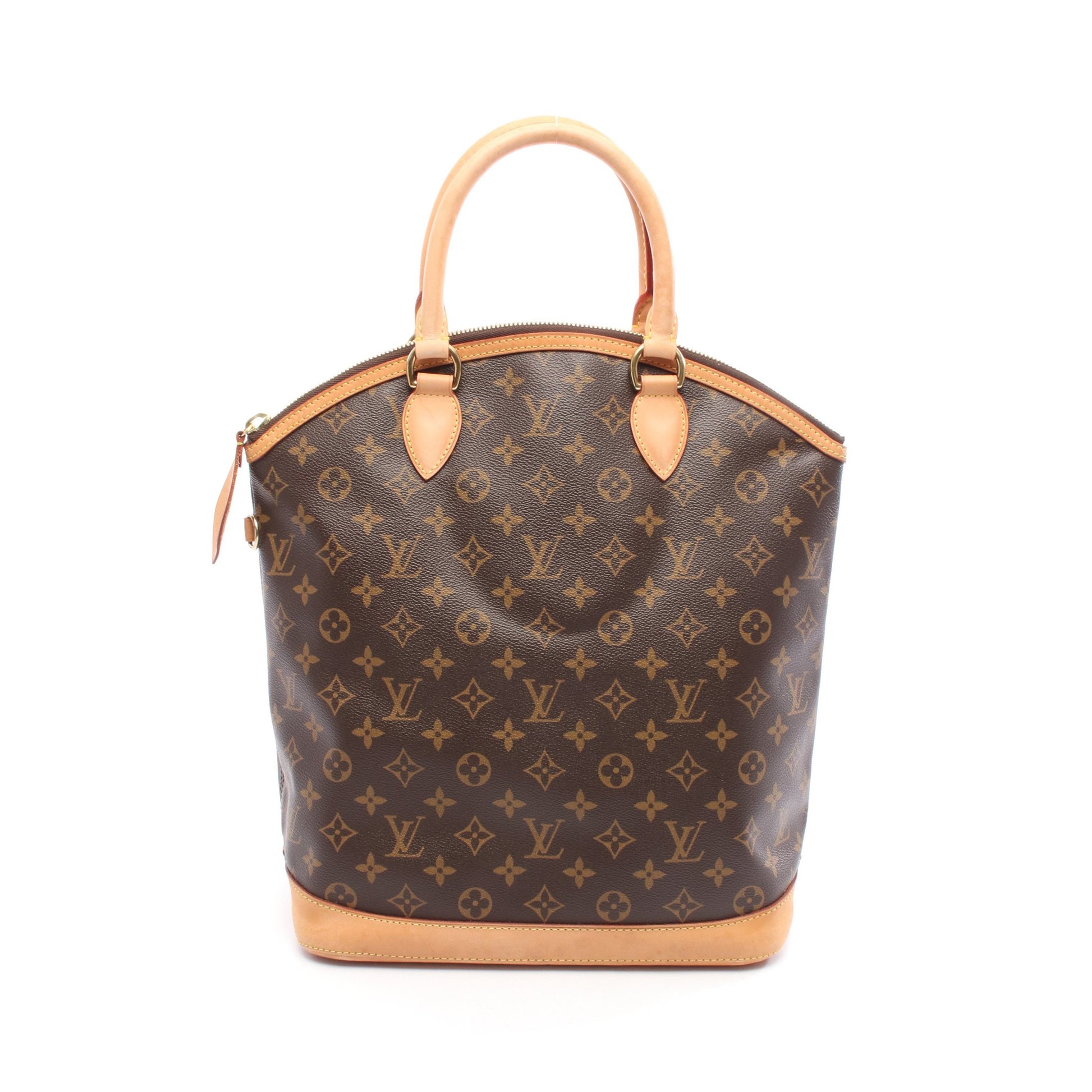 ロックイット ヴェルティカル モノグラム ハンドバッグ PVC レザー ブラウン ルイヴィトン バッグ LOUIS VUITTON