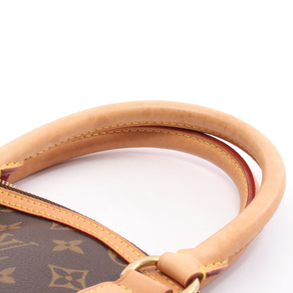 ロックイット ヴェルティカル モノグラム ハンドバッグ PVC レザー ブラウン ルイヴィトン バッグ LOUIS VUITTON