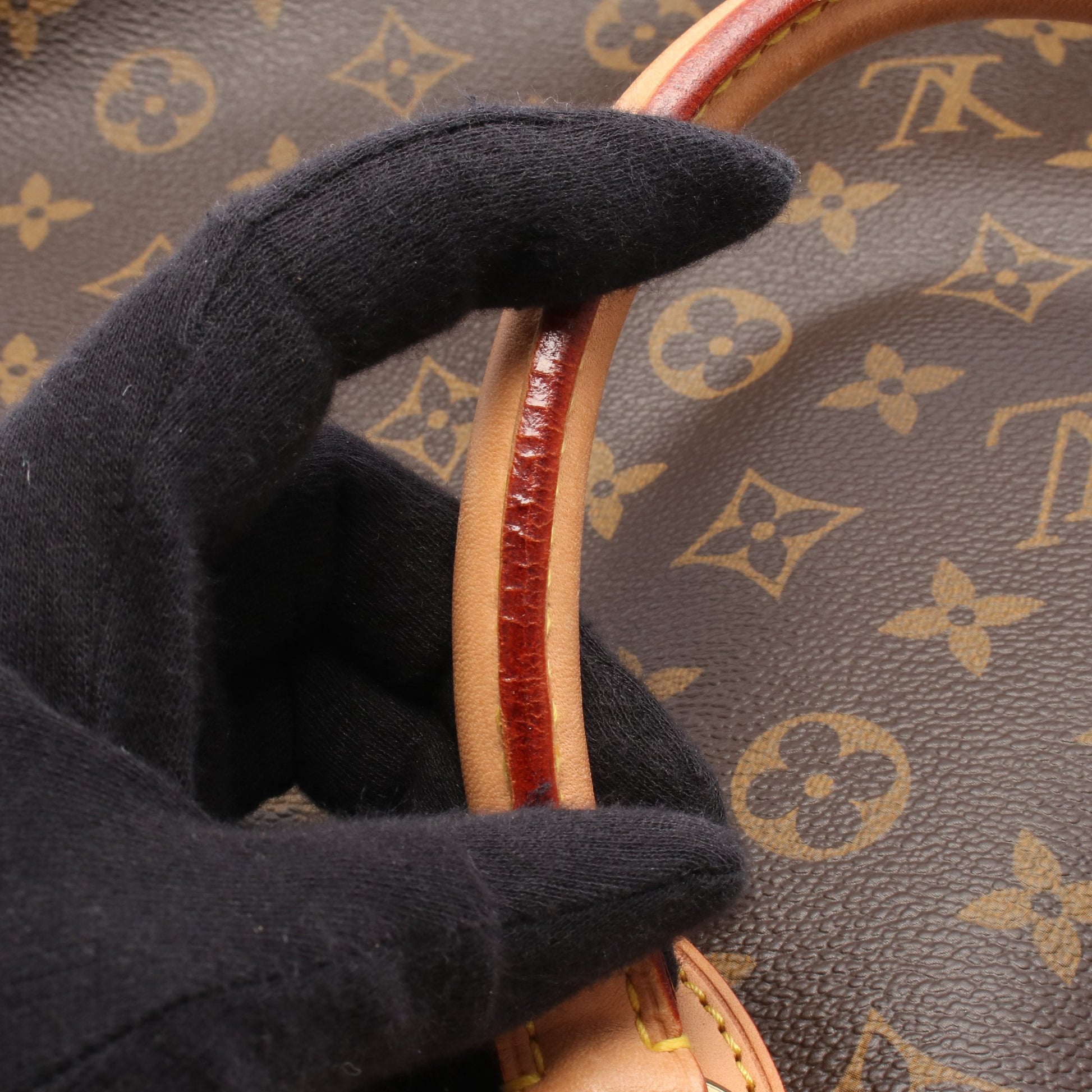 ロックイット ヴェルティカル モノグラム ハンドバッグ PVC レザー ブラウン ルイヴィトン バッグ LOUIS VUITTON