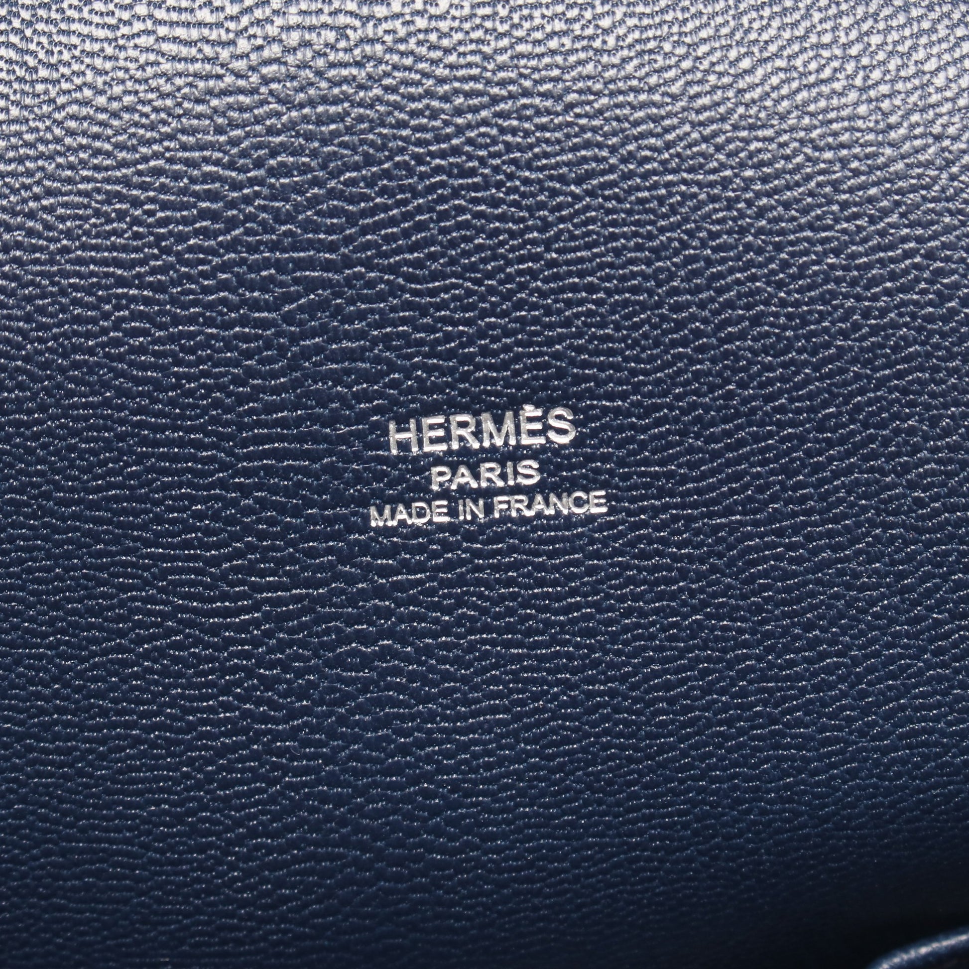 ジプシエール28 ブルードプリュス ショルダーバッグ トリヨンクレマンス ネイビー シルバー金具 □N刻印 エルメス バッグ HERMES