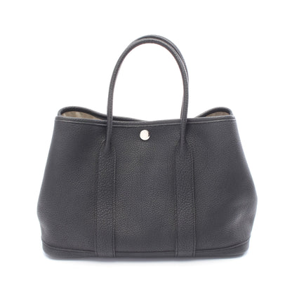 ガーデンパーティTPM ハンドバッグ トートバッグ ネゴンダ ブラック シルバー金具 □P刻印 エルメス バッグ HERMES