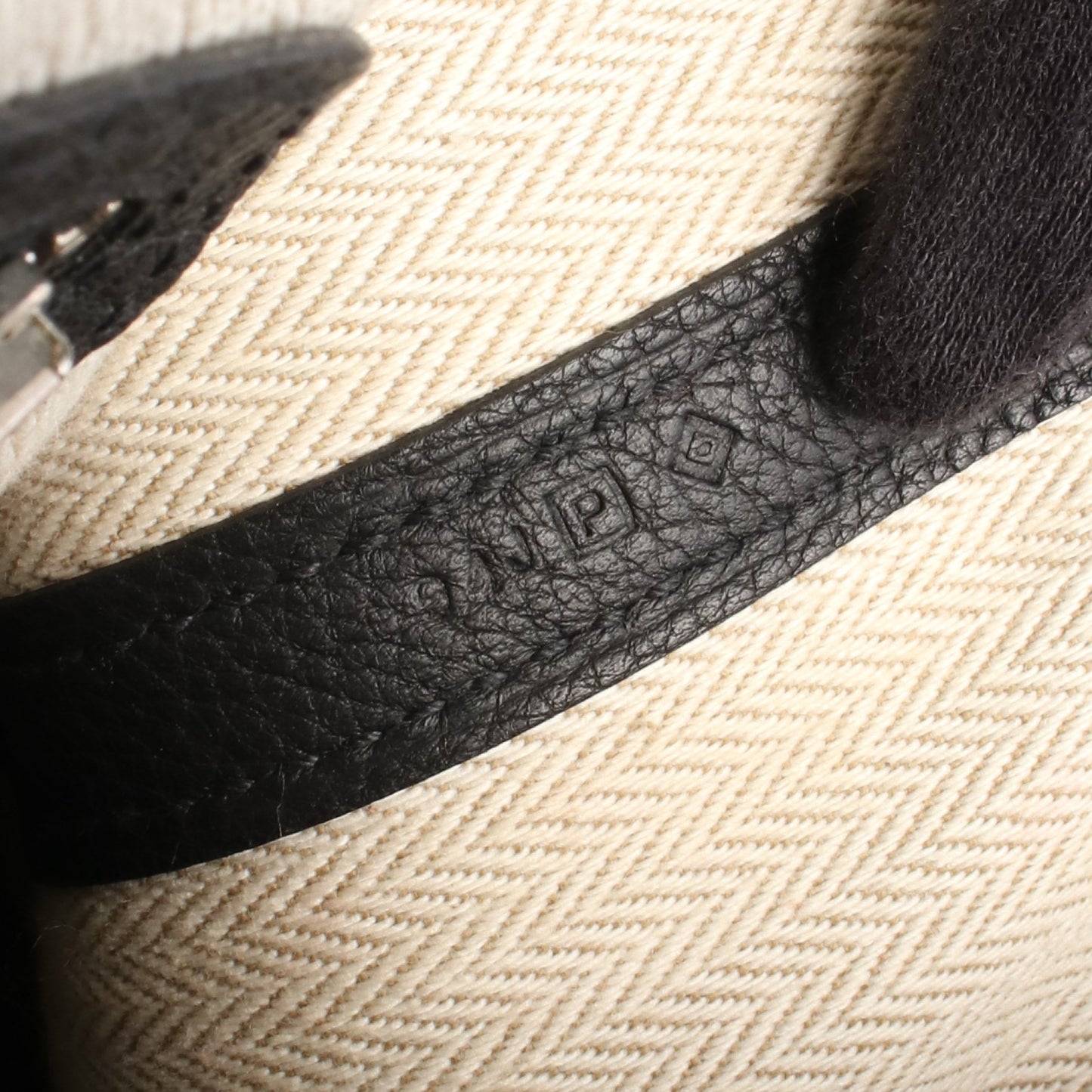ガーデンパーティTPM ハンドバッグ トートバッグ ネゴンダ ブラック シルバー金具 □P刻印 エルメス バッグ HERMES