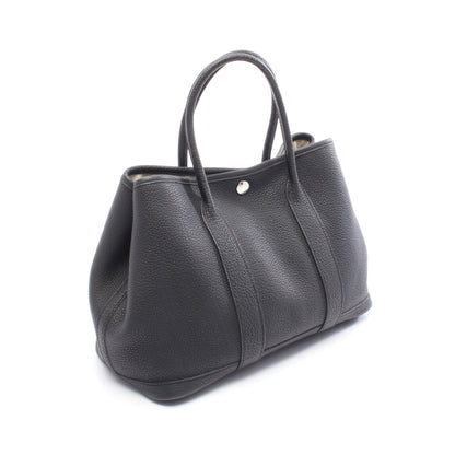 ガーデンパーティTPM ハンドバッグ トートバッグ ネゴンダ ブラック シルバー金具 □P刻印 エルメス バッグ HERMES