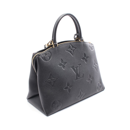 グラン パレMM モノグラムアンプラント ハンドバッグ レザー ブラック 2WAY ルイヴィトン バッグ LOUIS VUITTON