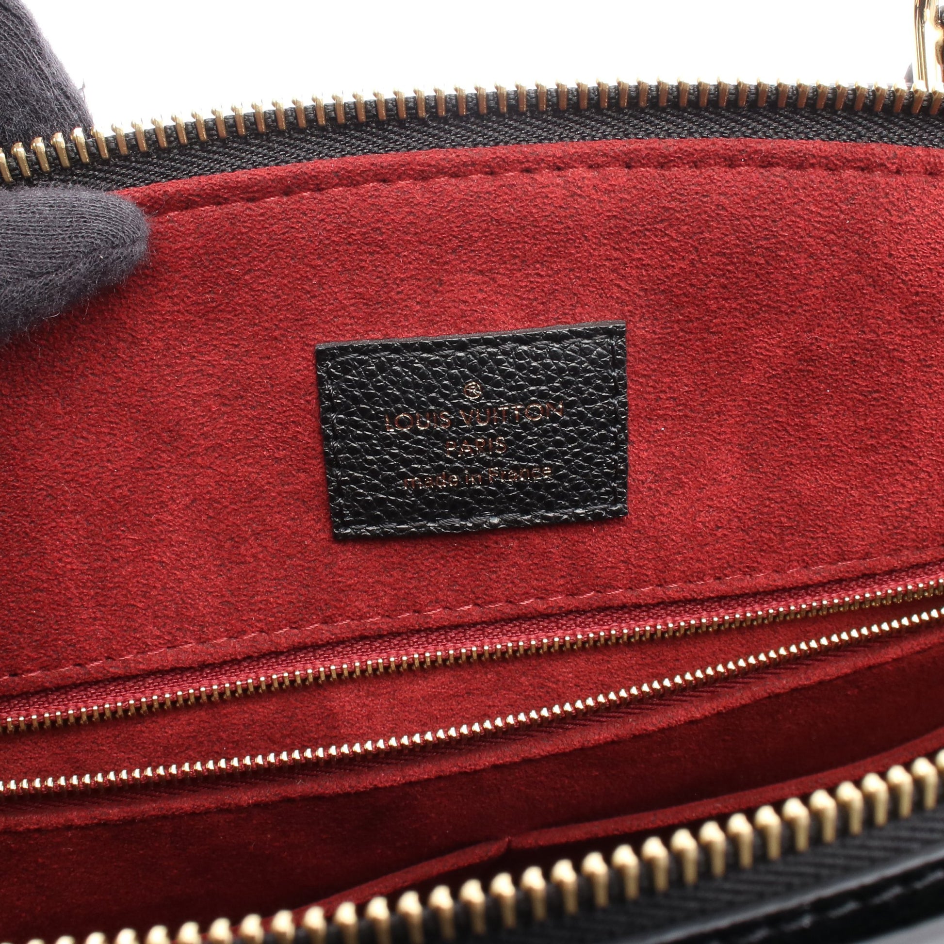 グラン パレMM モノグラムアンプラント ハンドバッグ レザー ブラック 2WAY ルイヴィトン バッグ LOUIS VUITTON
