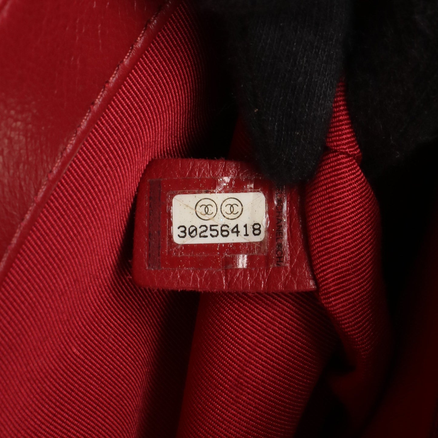 19 ディズヌフ マトラッセ チェーンショルダーバッグ レザー レッド コンビ金具 シャネル バッグ CHANEL