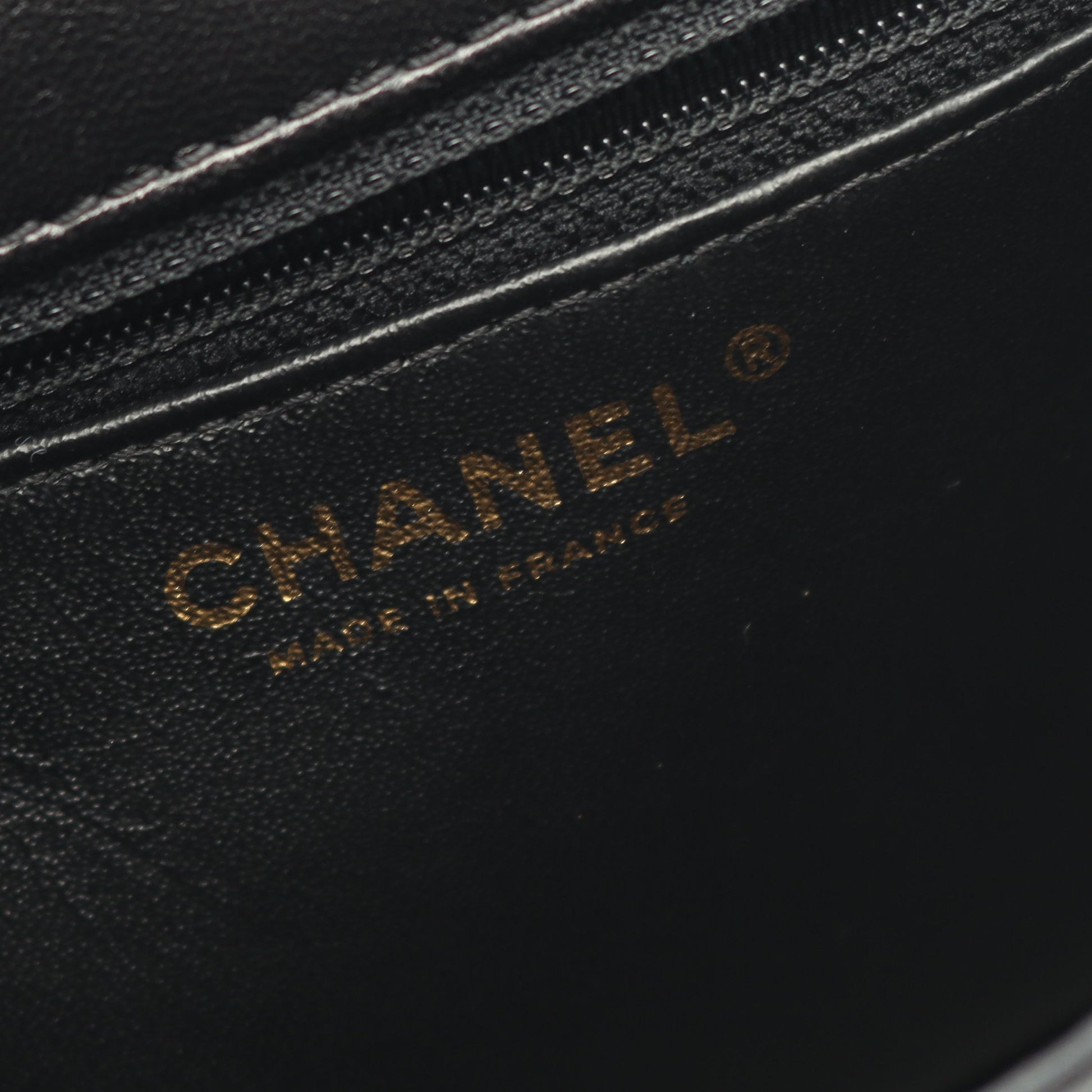 クロスステッチ トップハンドル チェーンショルダーバッグ ラムスキン ブラック ゴールド金具 2WAY シャネル バッグ CHANEL