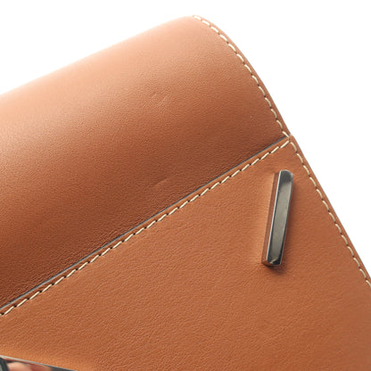 ハンモック ドローストリングバッグ ミディアム ハンドバッグ レザー キャンバス ブラウン ベージュ 2WAY ロエベ バッグ LOEWE