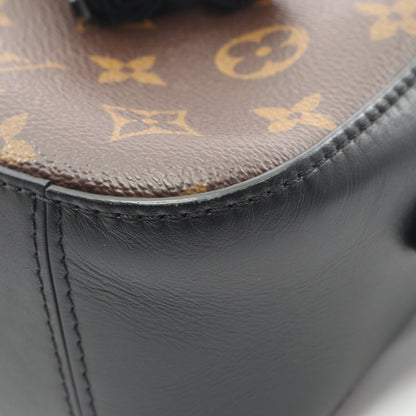 サントンジュ モノグラム ノワール ショルダーバッグ PVC レザー ブラウン ブラック 2WAY ルイヴィトン バッグ LOUIS VUITTON