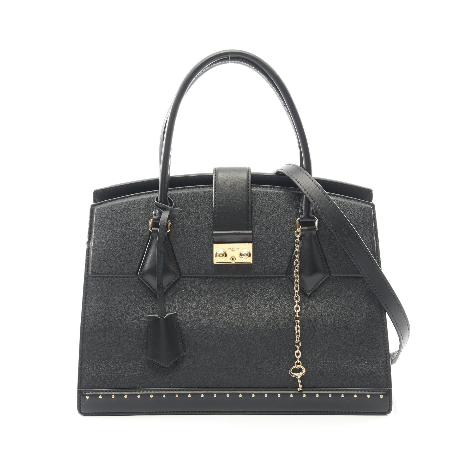 クールマルリーMM ハンドバッグ レザー ブラック 2WAY ルイヴィトン バッグ LOUIS VUITTON