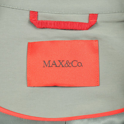 ロングコート グレーグリーン マックスアンドコー アウター MAX&Co.