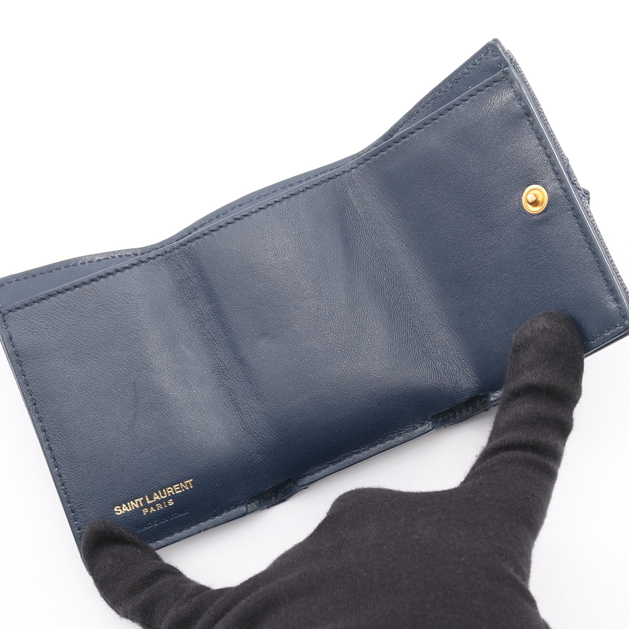 q65 サンローラン 三つ折り財布 ダークネイビー q65 サンローラン 三つ折り財布 ダークネイビー 楽天市場】【新品