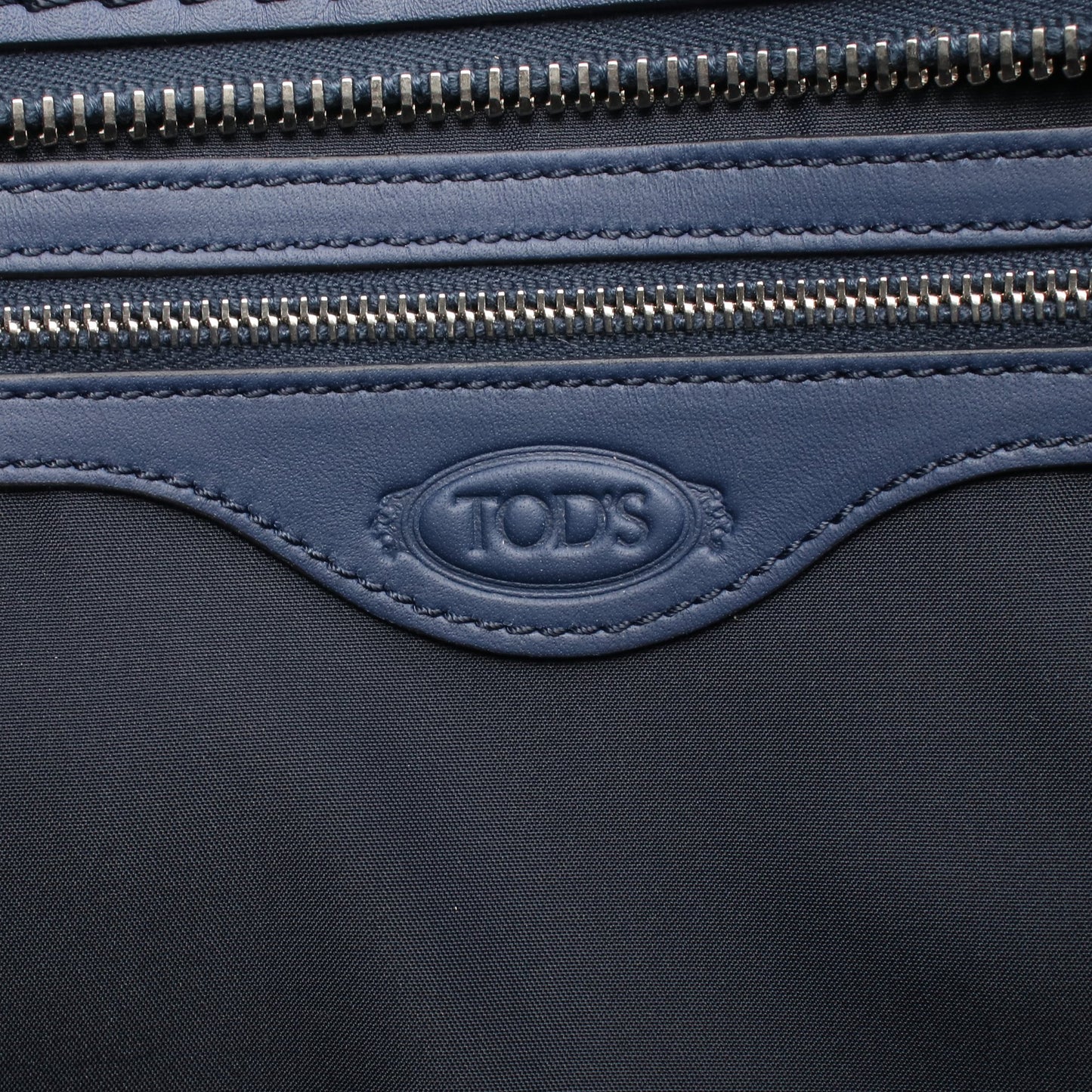 NOTE ノート ショッピング スモール ハンドバッグ トートバッグ レザー ネイビー トッズ バッグ TOD'S