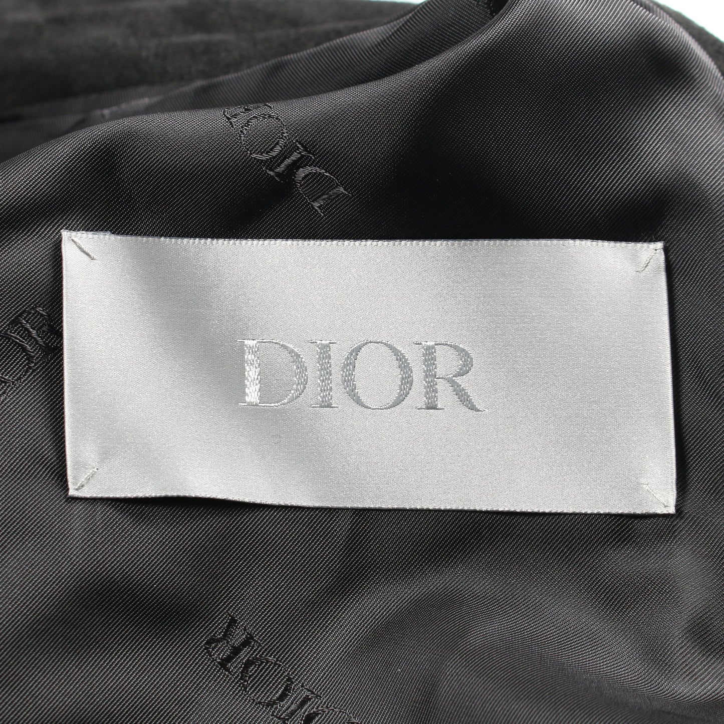 カナージュ バーシティジャケット ブルゾン スエード ナイロン ブラック 切替 ディオール アウター DIOR