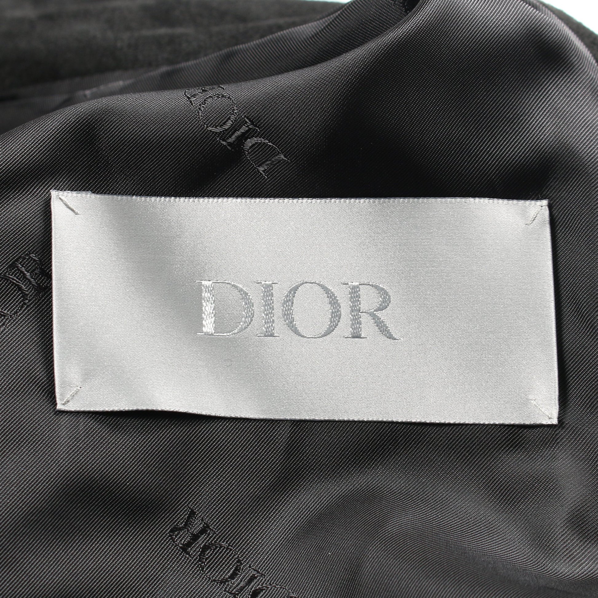 カナージュ バーシティジャケット ブルゾン スエード ナイロン ブラック 切替 ディオール アウター DIOR