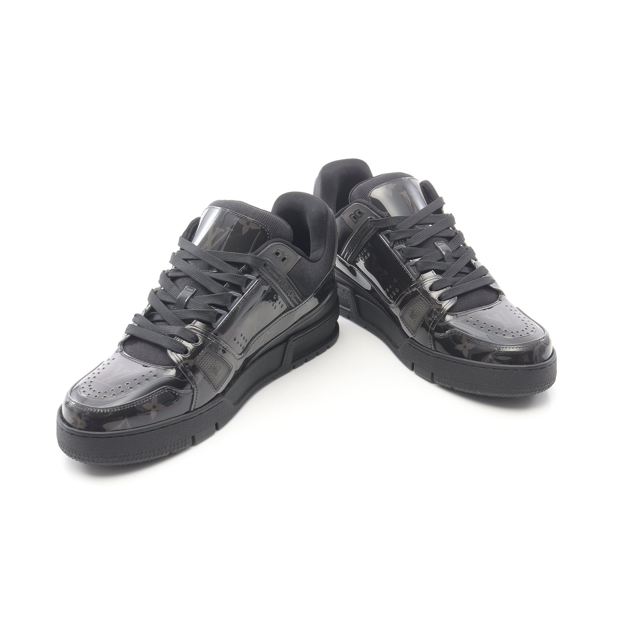 LVトレイナーライン モノグラム スニーカー PVC ブラック ルイヴィトン