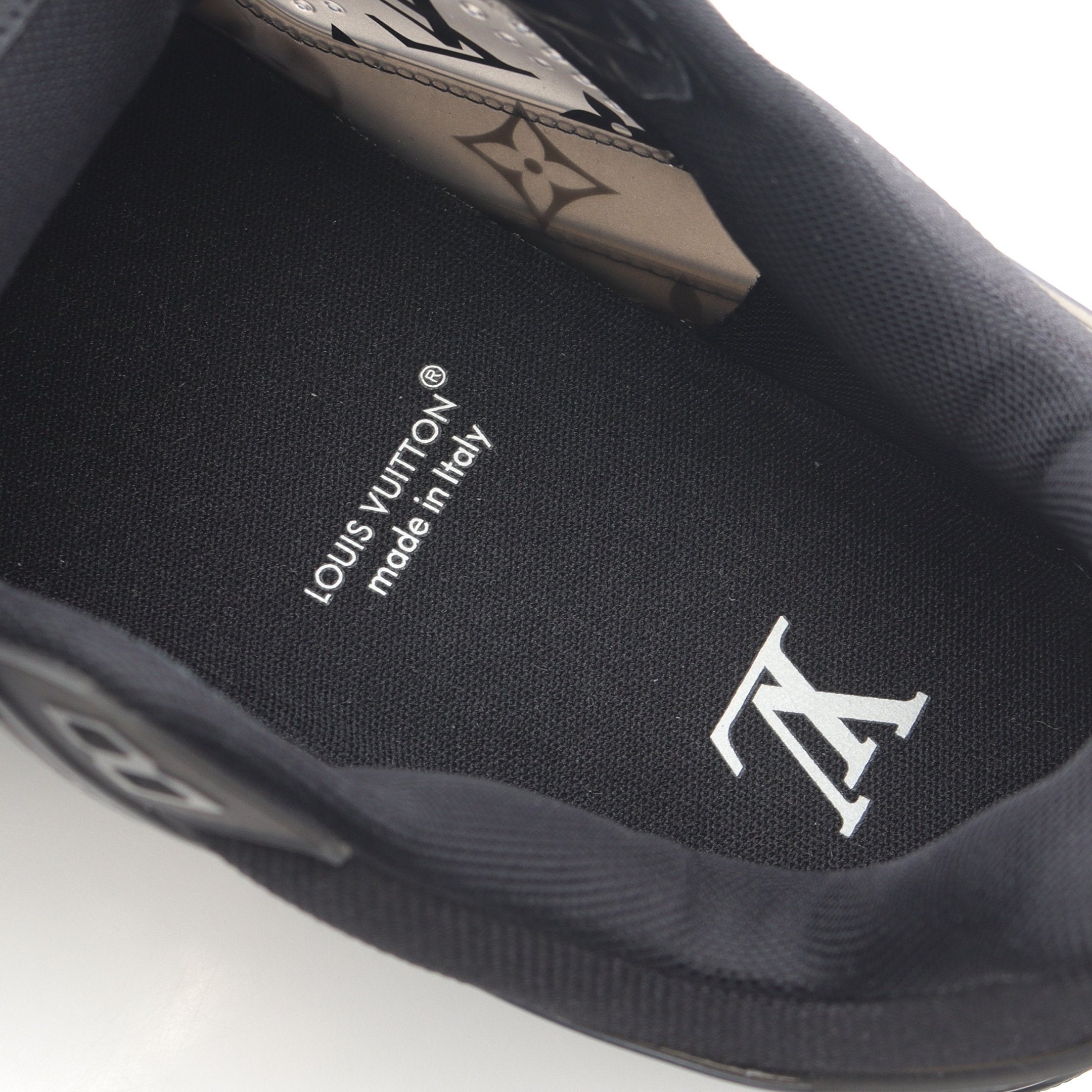 LVトレイナーライン モノグラム スニーカー PVC ブラック ルイヴィトン