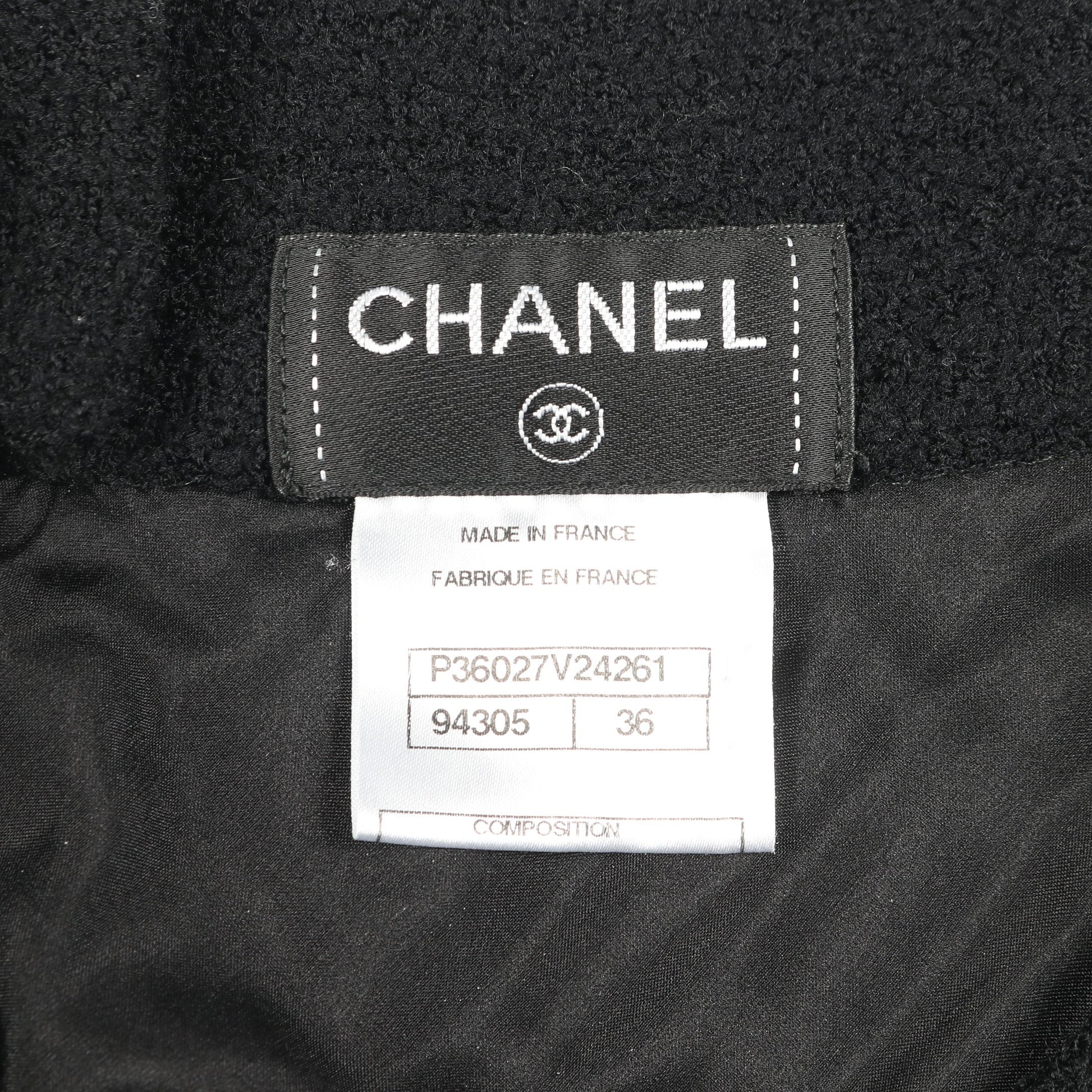ココマークボタン スカート ウール ブラック シャネル ボトムス CHANEL