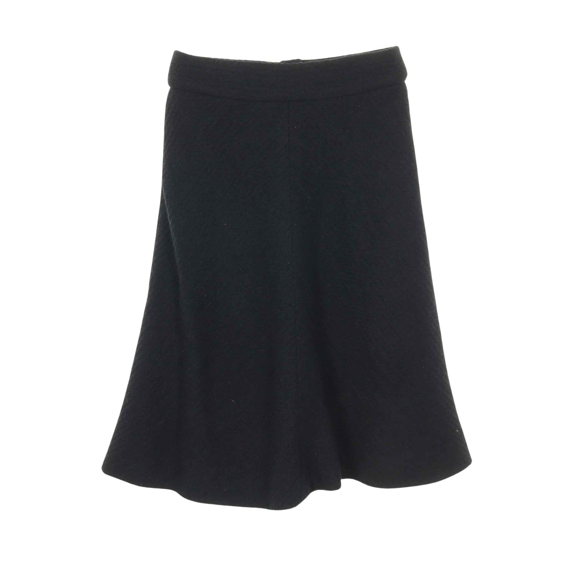 シャネル　CCロゴボタン　黒　ウール　スカート シャネル CCロゴボタン 黒 ウール スカート シャネル CCロゴボタン 黒