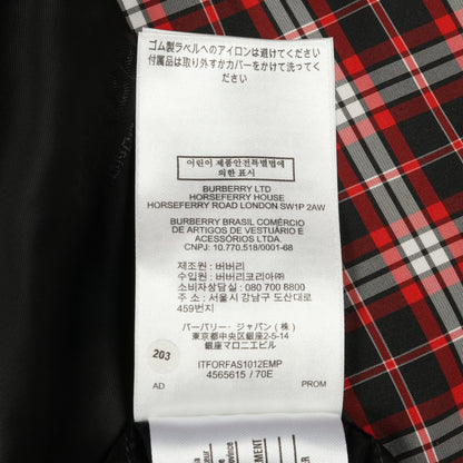 キルティングジャケット チェック ブラック レッド ホワイト フード付き バーバリー アウター BURBERRY