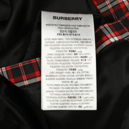 キルティングジャケット チェック ブラック レッド ホワイト フード付き バーバリー アウター BURBERRY